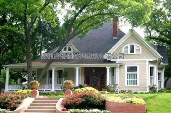 無與倫比的輕鋼結構別墅(圖1) 無與倫比的輕鋼結構別墅(圖1)