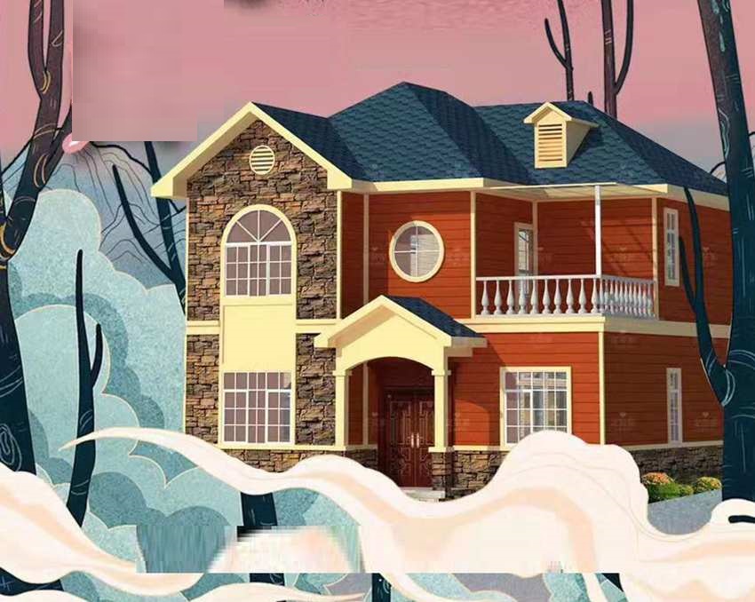 睿婕地中海風(fēng)格小戶型輕鋼別墅(圖1) 睿婕輕鋼別墅