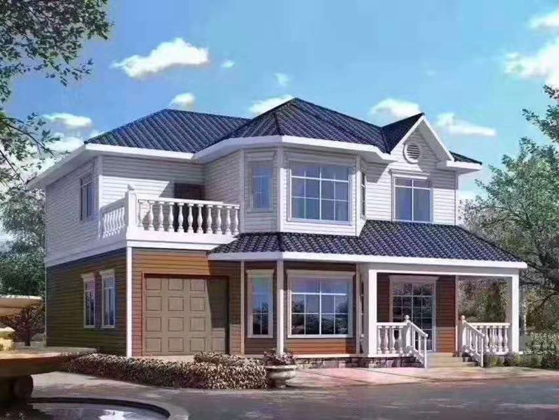 清鎮(zhèn)輕鋼別墅設(shè)計施工 抗13級臺風 9級地震【29萬起】(圖1) 睿婕輕鋼別墅