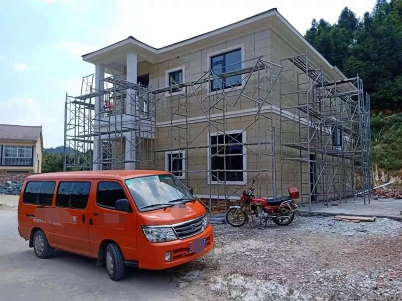 輕鋼別墅不牢固?一打就爛?來看看輕鋼的正規施工過程就知道了(圖9) 睿婕輕鋼別墅