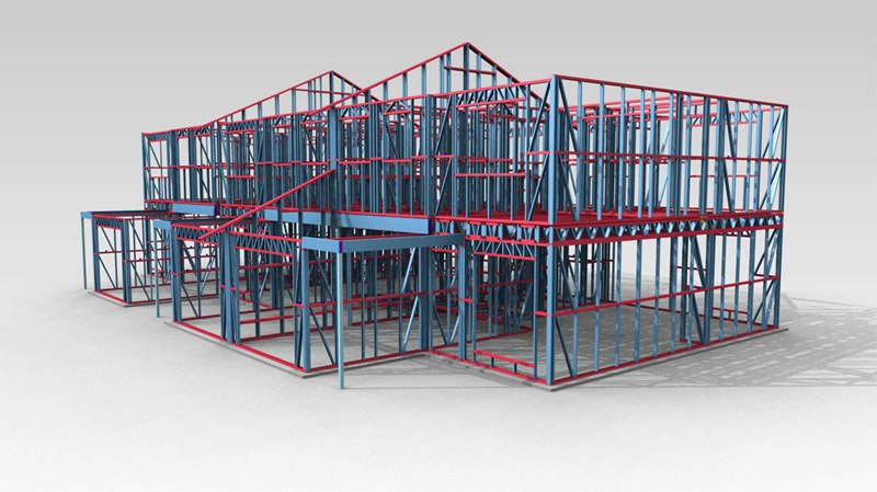 輕鋼結構的優勢在哪里?輕鋼結構應用時要注意什么?(圖4) 睿婕輕鋼別墅