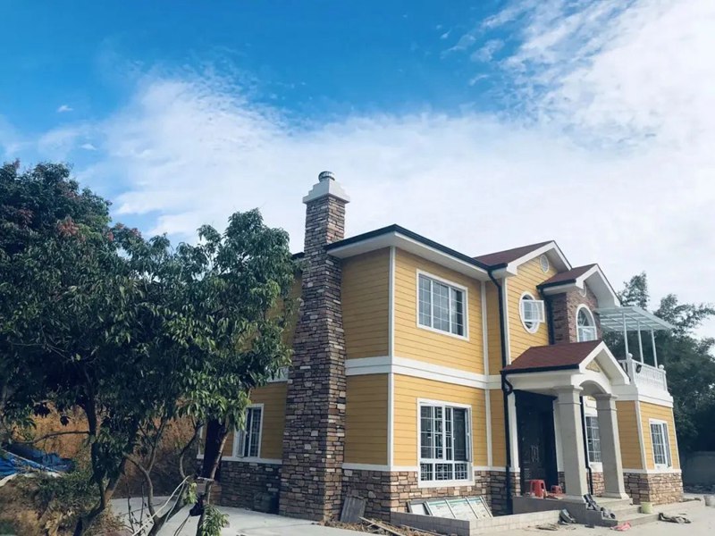 浙江省要求2021年農(nóng)村自建房使用新墻材比例達(dá)60%以上!(圖2) 睿婕輕鋼別墅