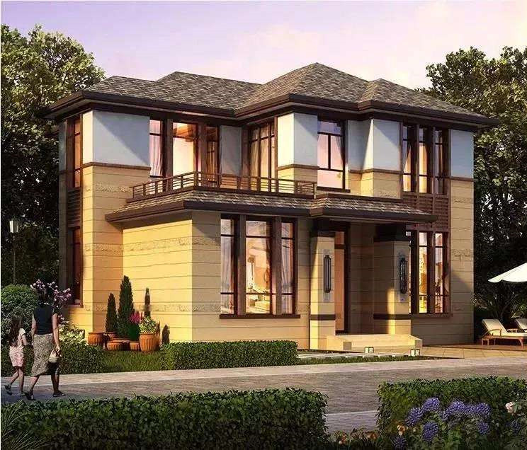 搭建完成的輕鋼別墅 搭建完成的輕鋼別墅