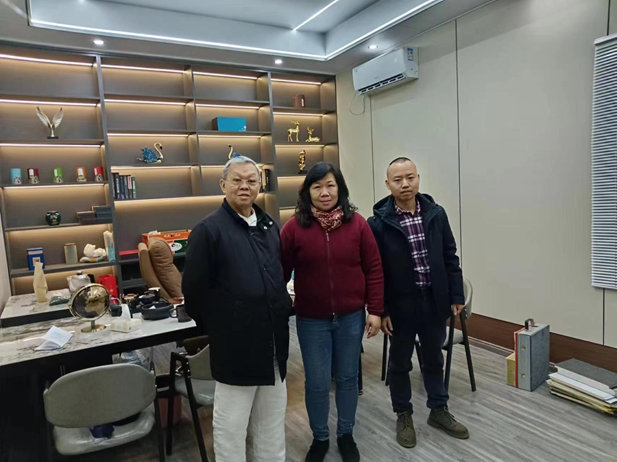 法國華僑代表團蒞臨睿婕輕鋼別墅工廠考察，探尋合作機會！