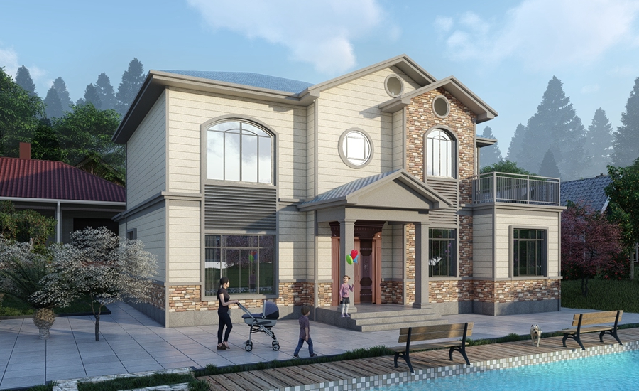 一棟兩層200平方的輕鋼別墅需要多少人施工？