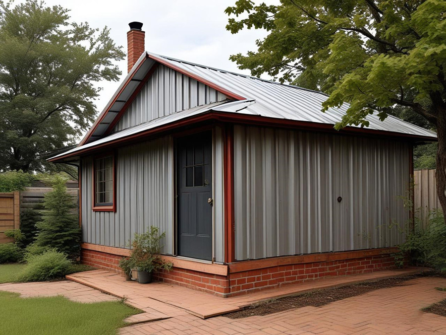 夏季發燙的鐵皮屋